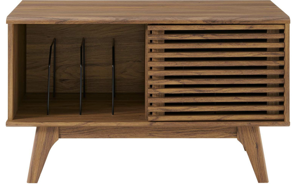 Rennell Record Display Stand   Midcentury   Media Cabinets   by HedgeApple  Houzz