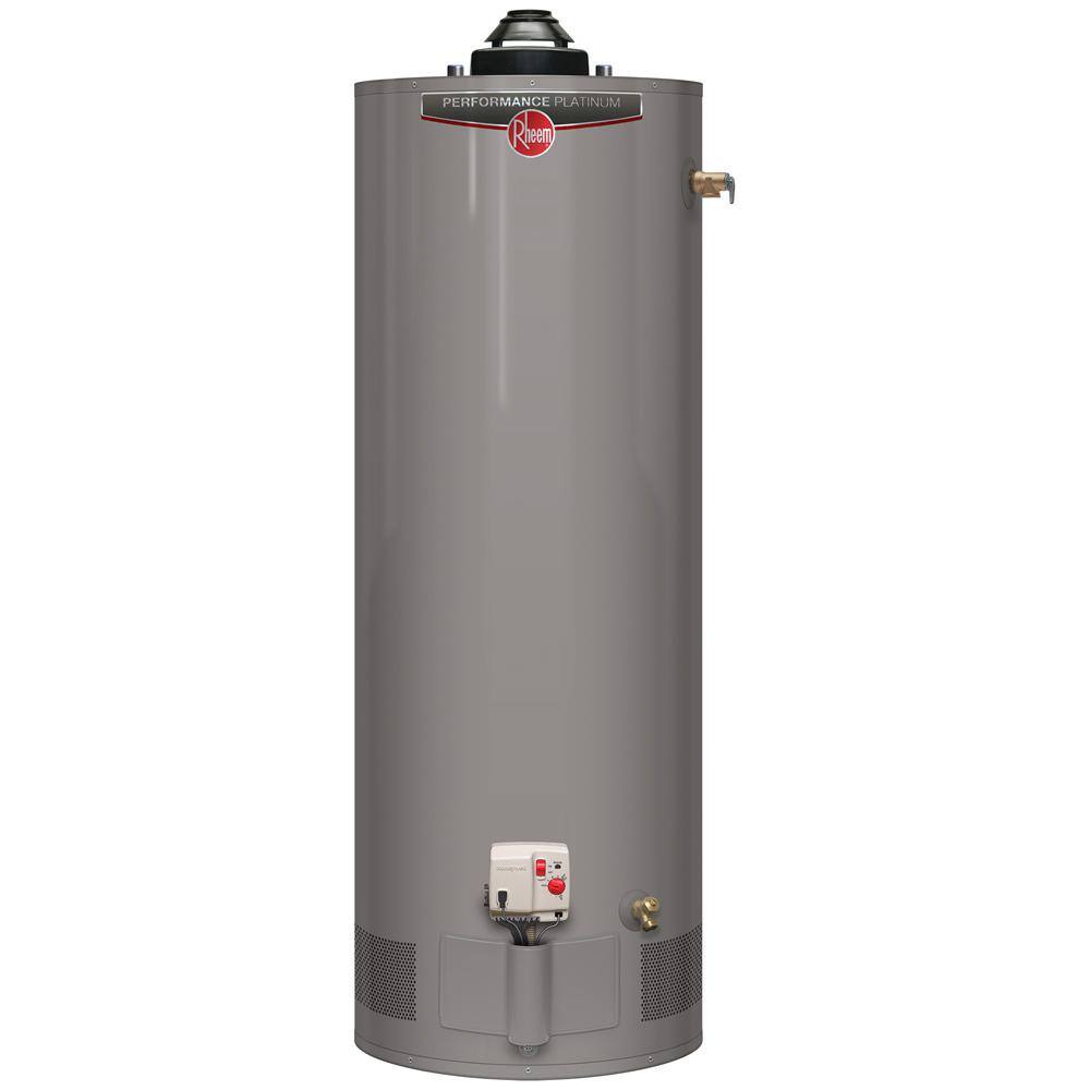 Rheem Performance Platinum 50 Gal. Tall 12 Year 40000 BTU Natural Gas Tank Water Heater XG50T12DM40U0