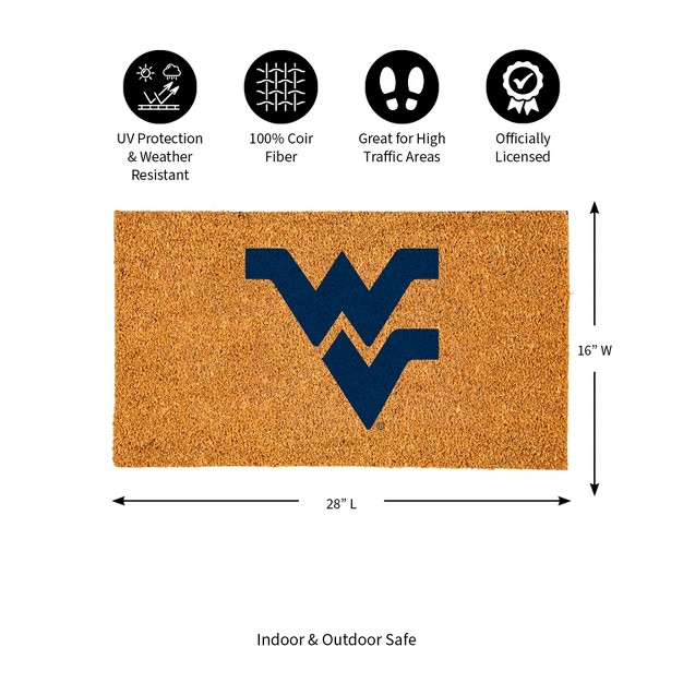 Coir Mat 16 quot x28 quot West Virginia University