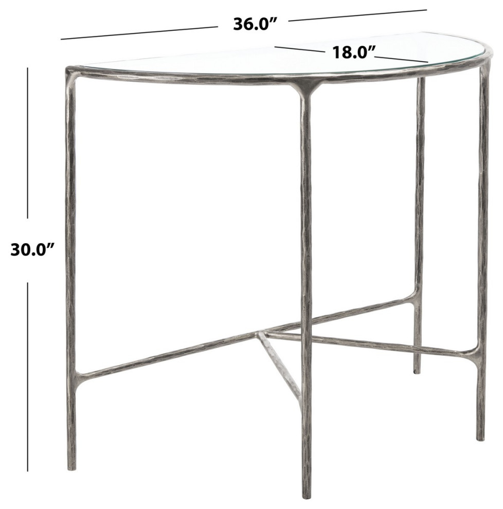 Safavieh Couture Jessa Forged Metal Console Table   Transitional   Console Tables   by Safavieh  Houzz