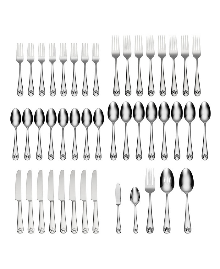 Oneida Tindra 45-PC Flatware Set Service for 8