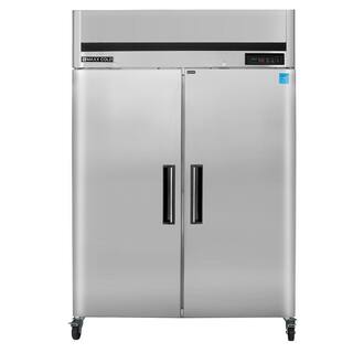 Maxx Cold 54 in. 49 cu. ft. AutoCycle Defrost Upright Freezer Top Mount Energy Star Rated in Stainless Steel MCFT-49FDHC