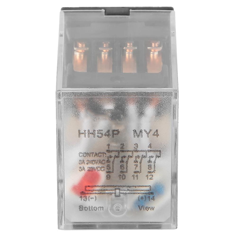 Hh54p 220vac 5a 14 Pins Coil Dpdt Electromagnetic Power Intermediate Relay (220vac)