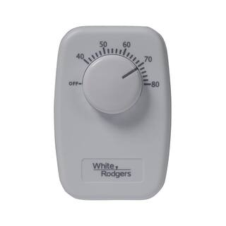 White Rodgers B50 Baseboard Non-Programmable Thermostat - Dual Pole B50