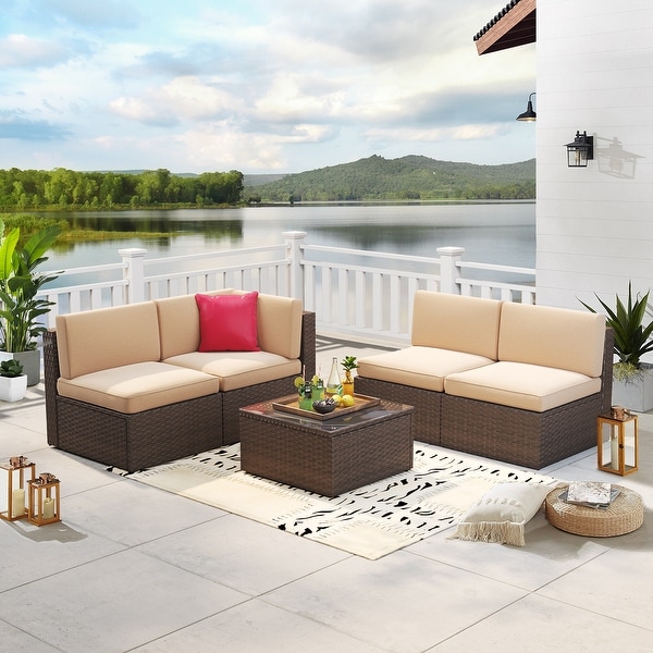 5 Pieces Patio Furniture Sets