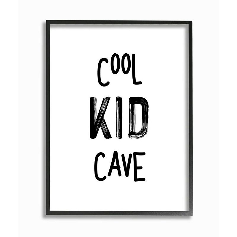 Stupell Home Decor Cool Kid Cave Framed Wall Art