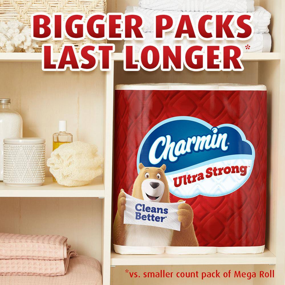 Charmin Ultra Strong Toilet Paper Rolls (12 Mega Plus Rolls) 003077204238