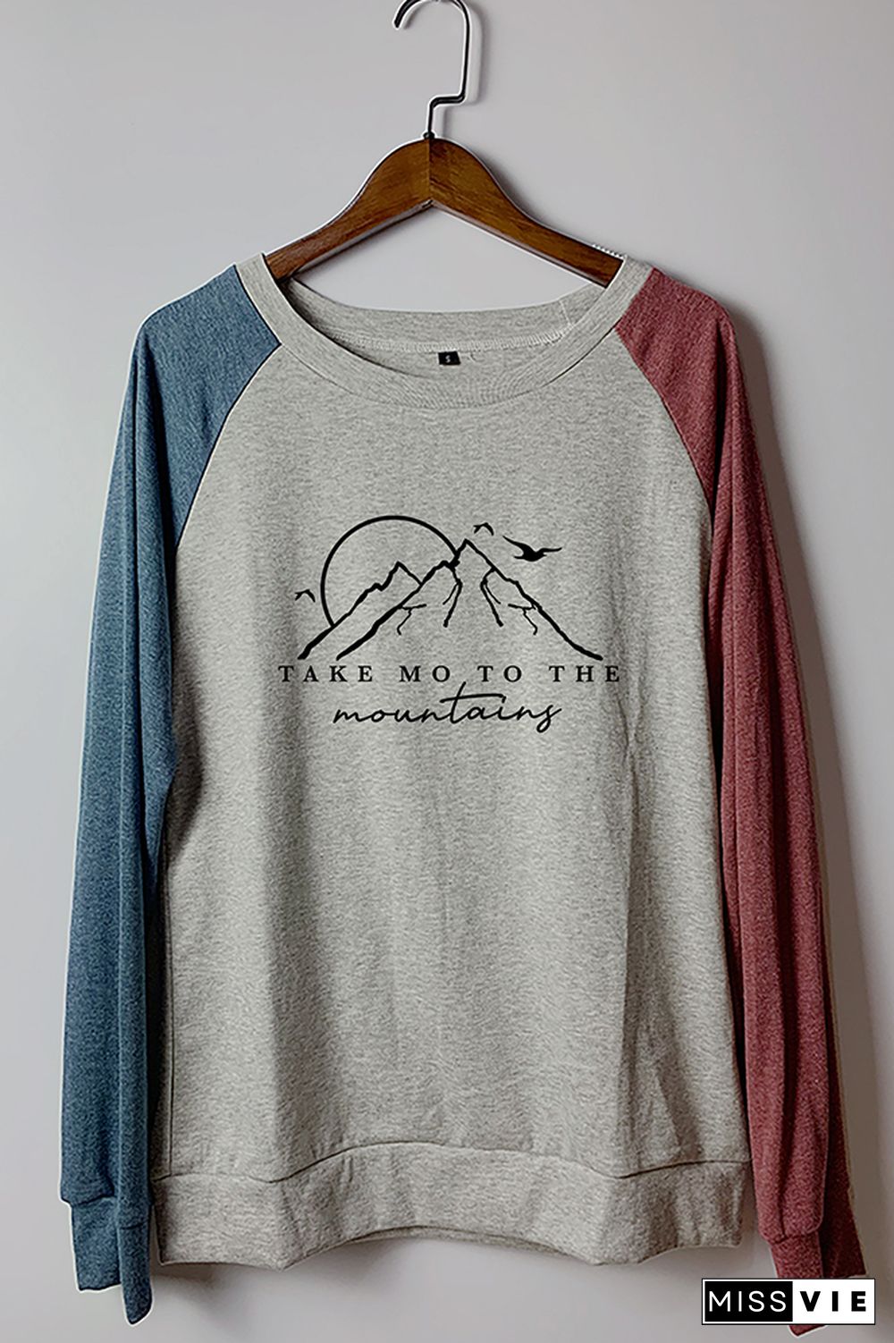 Take Me to the Mountains Long Sleeve Graphic Tee Wholesale