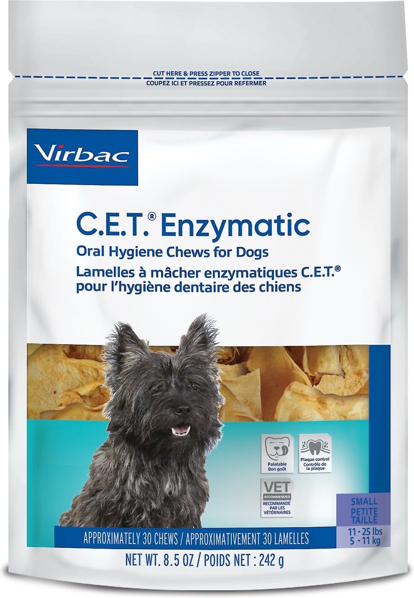 Virbac C.E.T. Enzymatic Dental Chews for Small Dogs