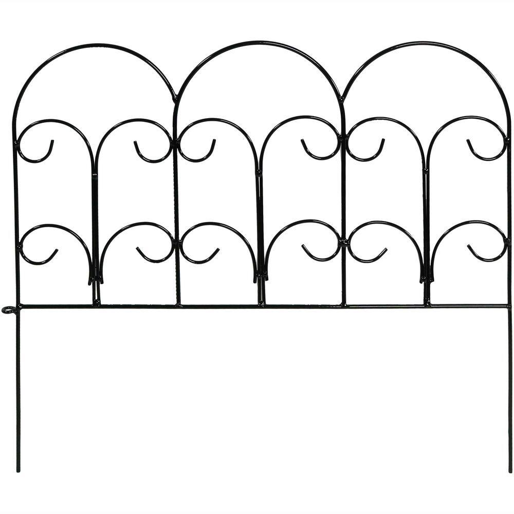 Sunnydaze Decor Sunnydaze Victorian Border Fence Set - 60 Overall Feet - 40-Piece HMI-615-8pk