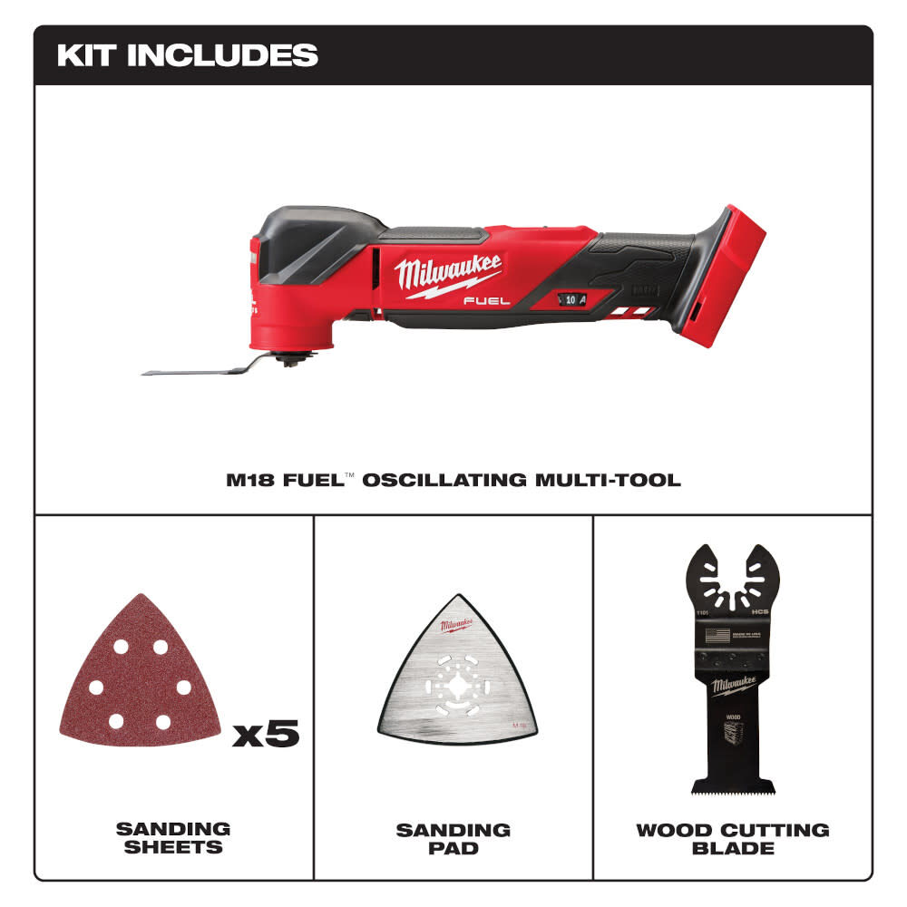 MW M18 FUEL Oscillating Multi-Tool Bare Tool 2836-20 from MW