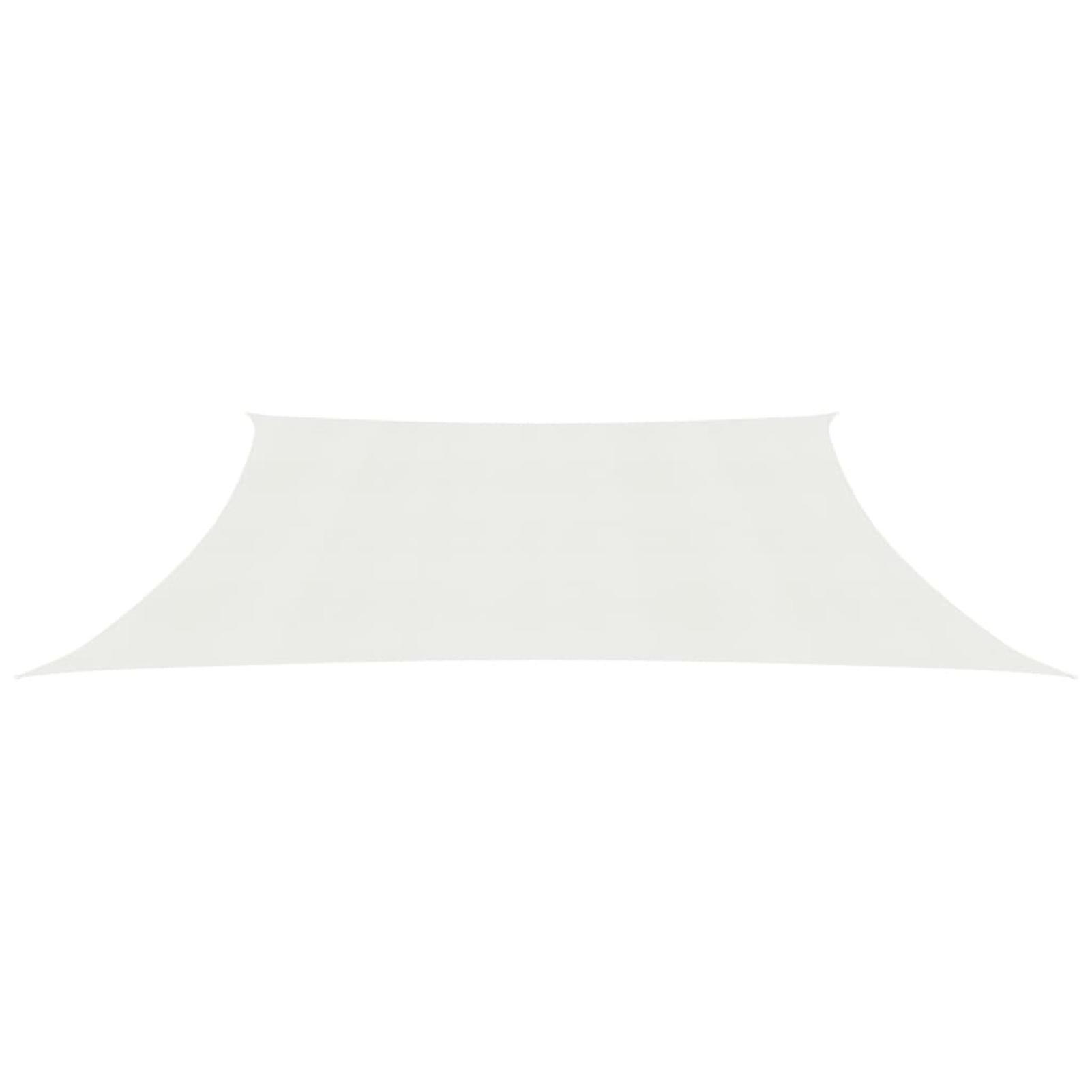 Sunshade Sail 160 G/m White 3/4x3 M Hdpe No.360734