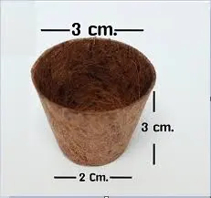 VIETNAM COCONUT COIR POTS /COCONUT COIR POTS   ECO FRIENDLY