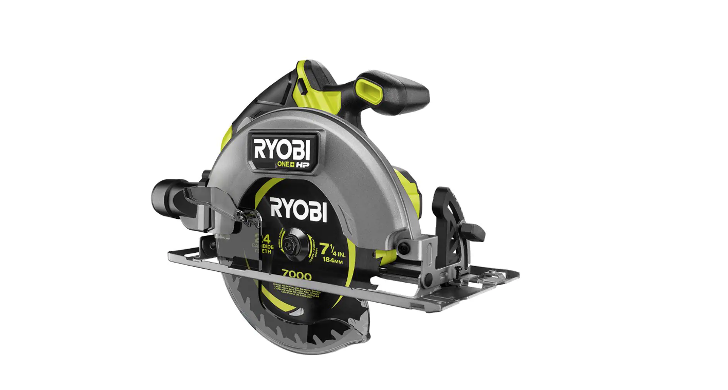 RYOBI PBLCS300K1 ONE+ HP 18V Brushless Cordless 7-1/4 in. Circular Saw Kit with 4.0 Ah HIGH PERFORMANCE Battery and Charger