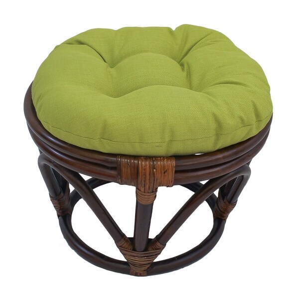 18-inch Round Indoor/Outdoor Footstool Cushion (Cushion Only) - 18 x 18