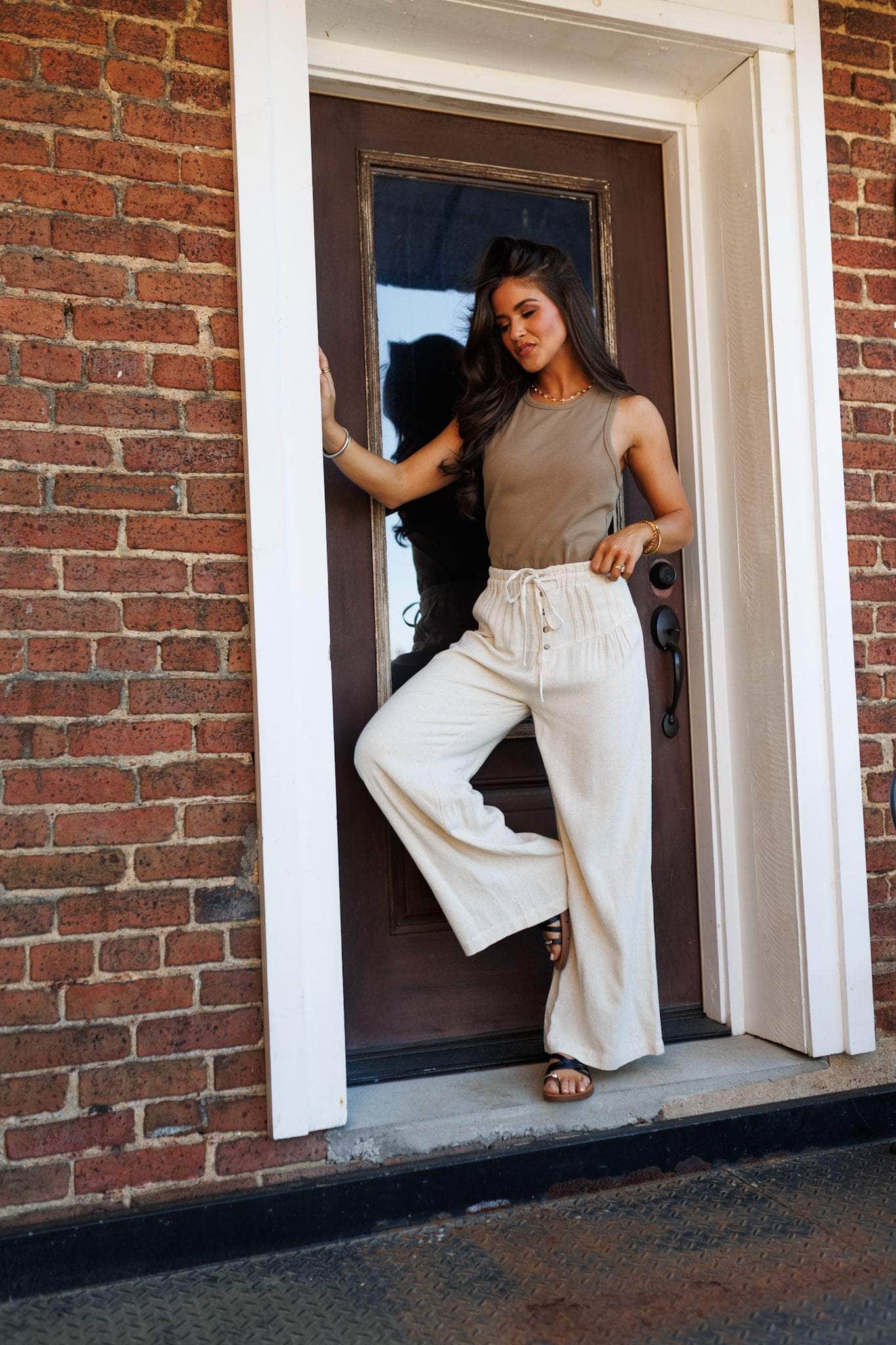 Light Breeze Linen Pants