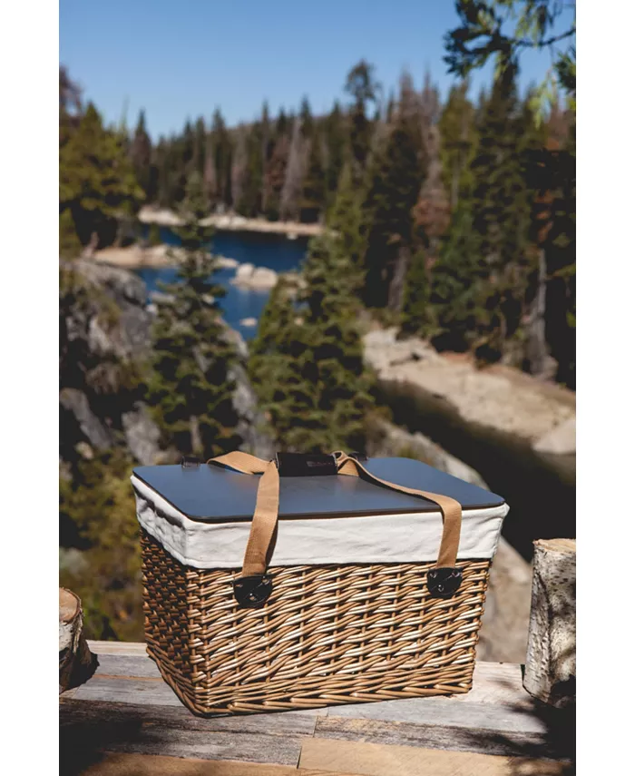 Picnic Time Brown Canasta Grande Wicker Basket