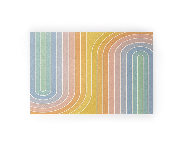 Colour Poems Gradient Curvature Iii Welcome Mat Society6