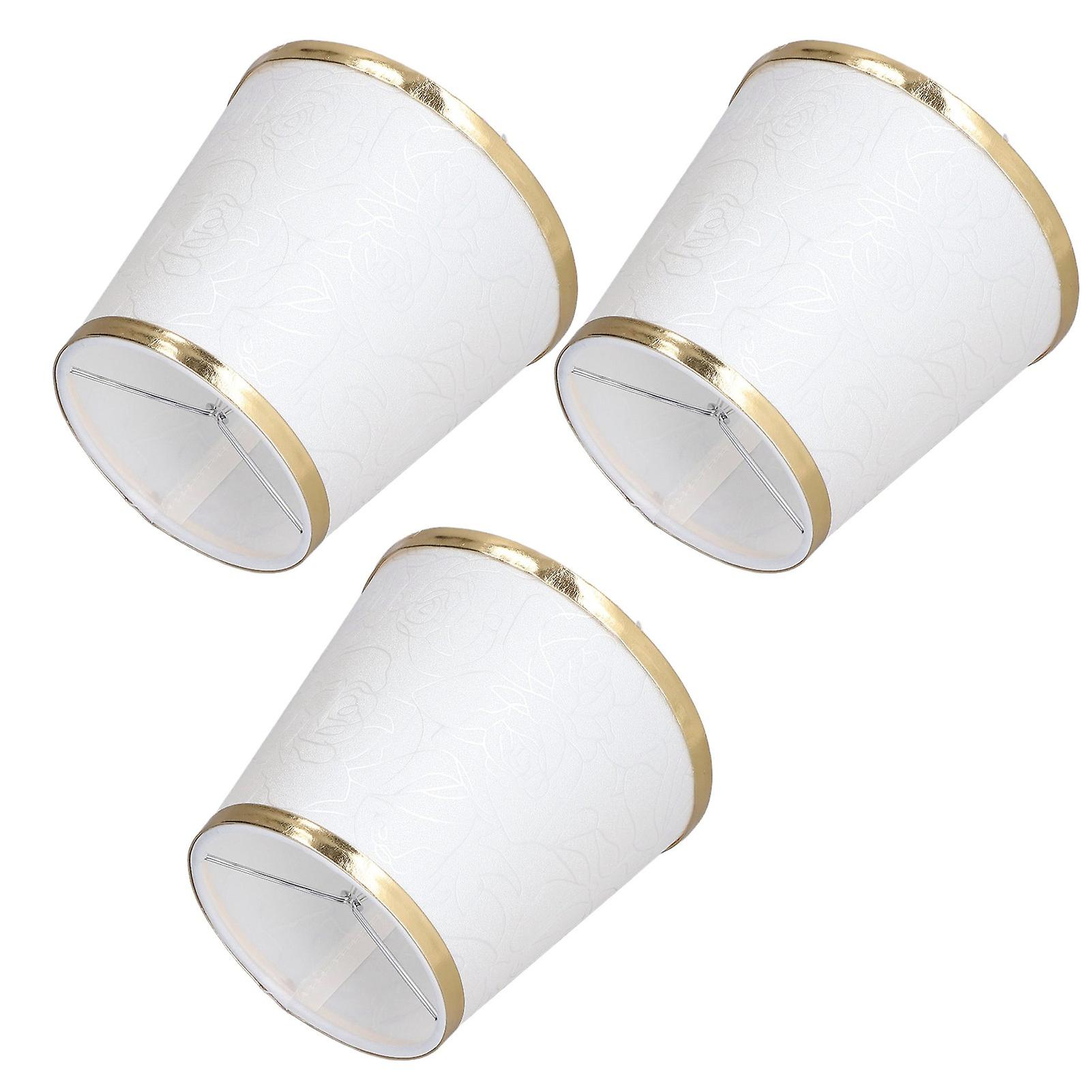 3pcs Lampshade 5.9 X 5.5 X 4.3inch Hand Made Safe Dust Proof Chandelier Lamp Shades For Table Lamps Chandeliers