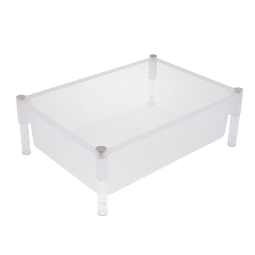 Clear Reptile Turtle Tank Aquarium Box for Small to Large Reptile Fishes