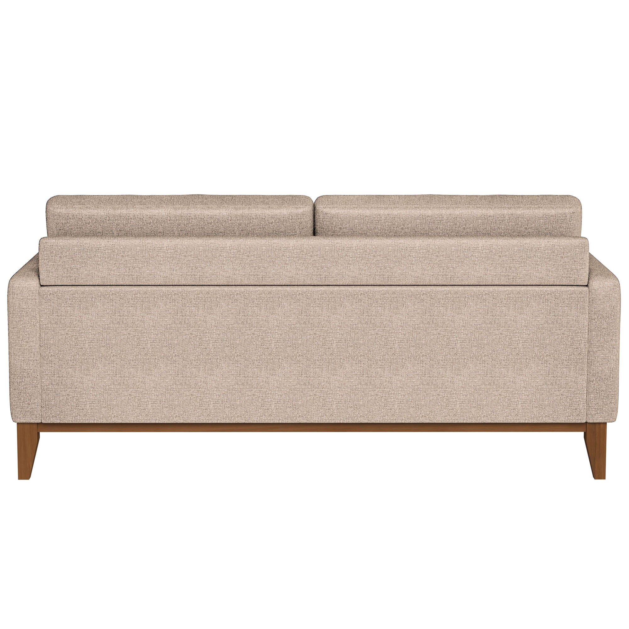 Desert Fields Modern Boho Lacey Sofa, Beige Polyester