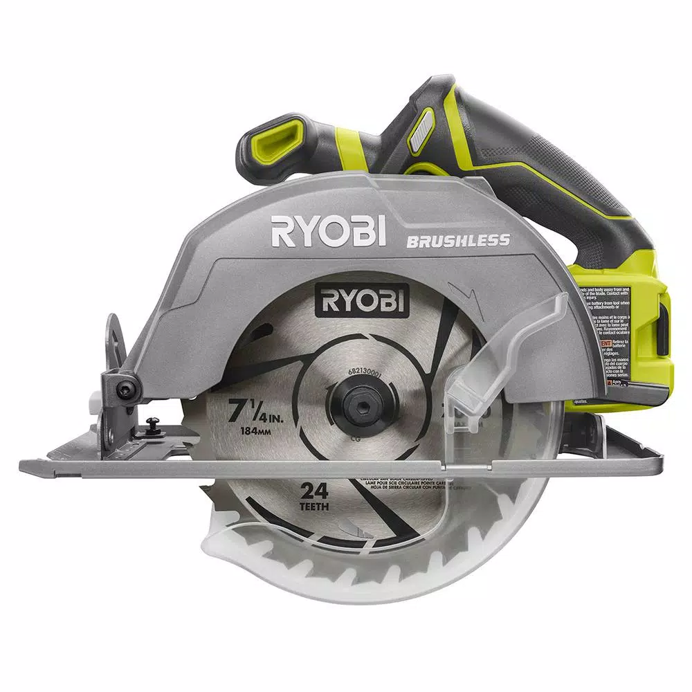 RYOBI 18-Volt ONE+ Cordless Brushless 7-1/4 in. Circular Saw (Tool Only) and#8211; XDC Depot