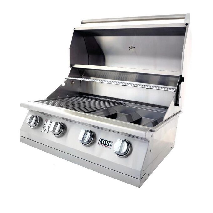 Lion L60000 32-Inch 4-Burner Stainless Steel Built-In Propane Gas Grill