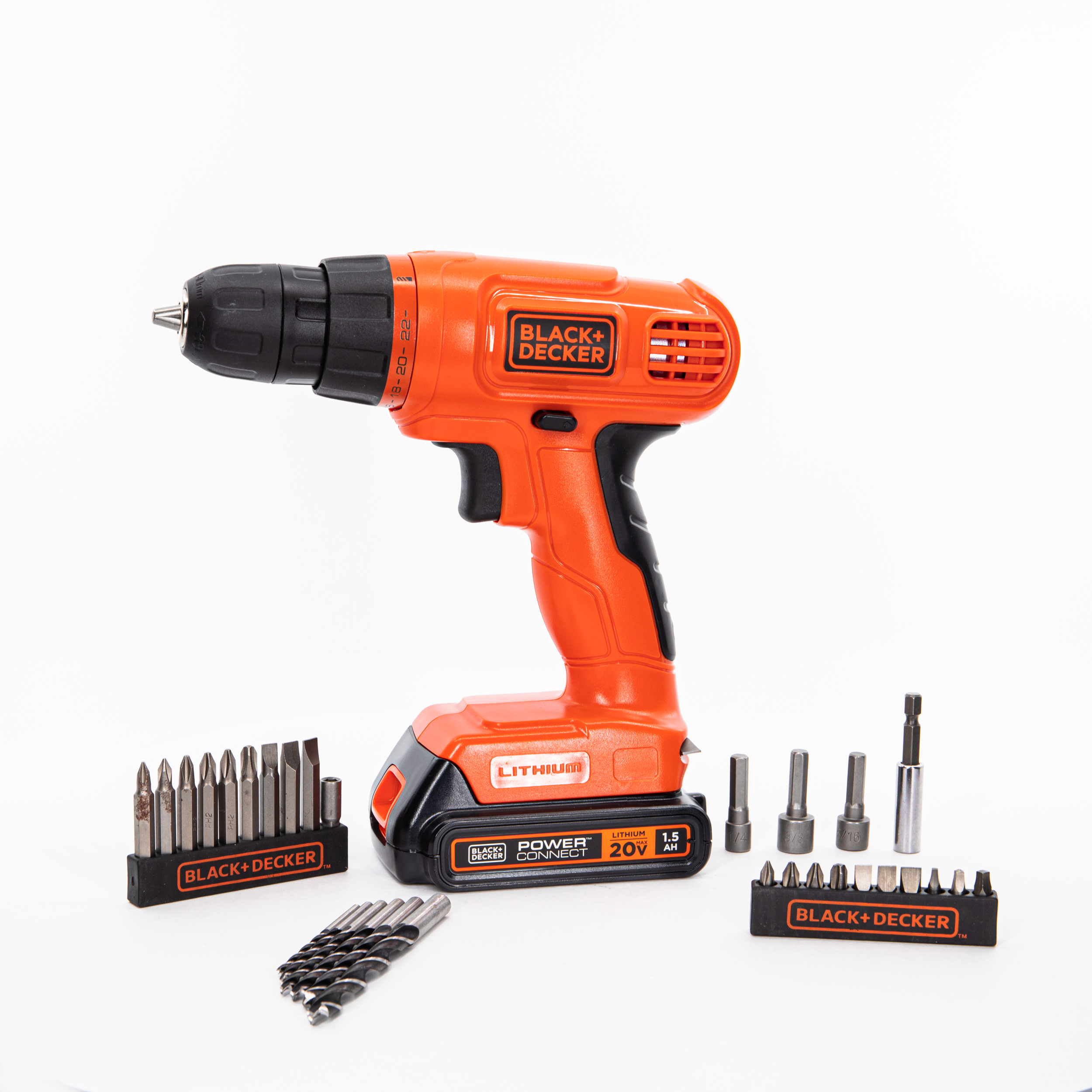 20V MAX* POWERCONNECT™ Cordless Drill/Driver + 30 Pc. Kit