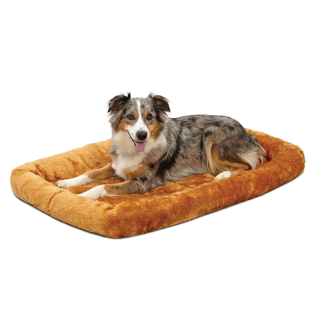 MidWest QuietTime Pet Bed & Dog Crate Mat, Cinnamon, 42"