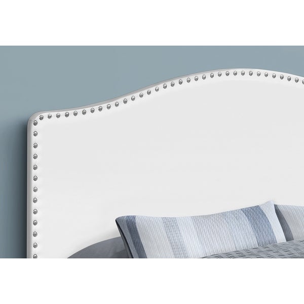 Bed， Headboard Only， Queen Size， Bedroom， Upholstered Pu Leather Look， Transitional - - 31784732