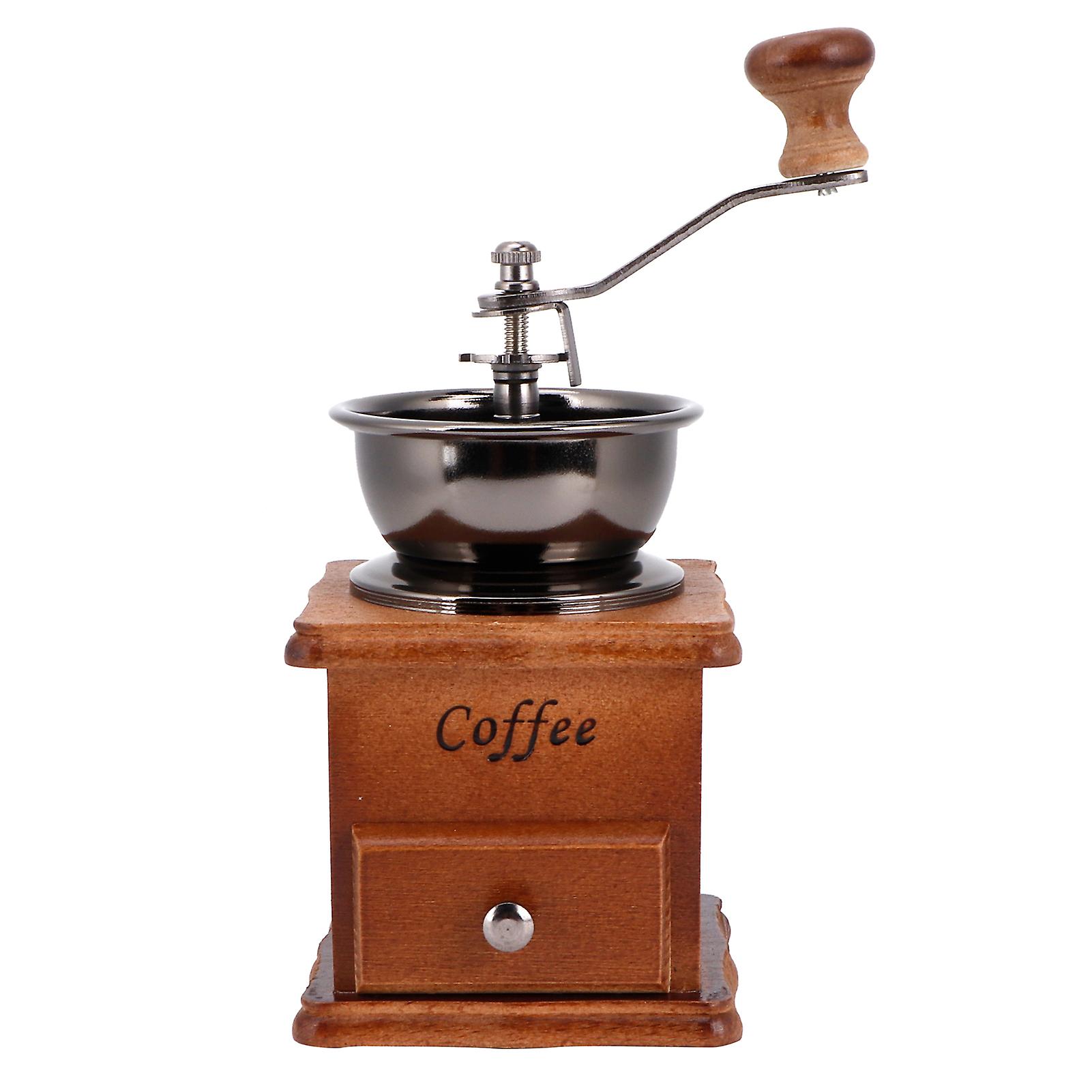 Manual Bean Grinder Household Mini Retro Style Coffee Milling Machine Kitchen Accessories