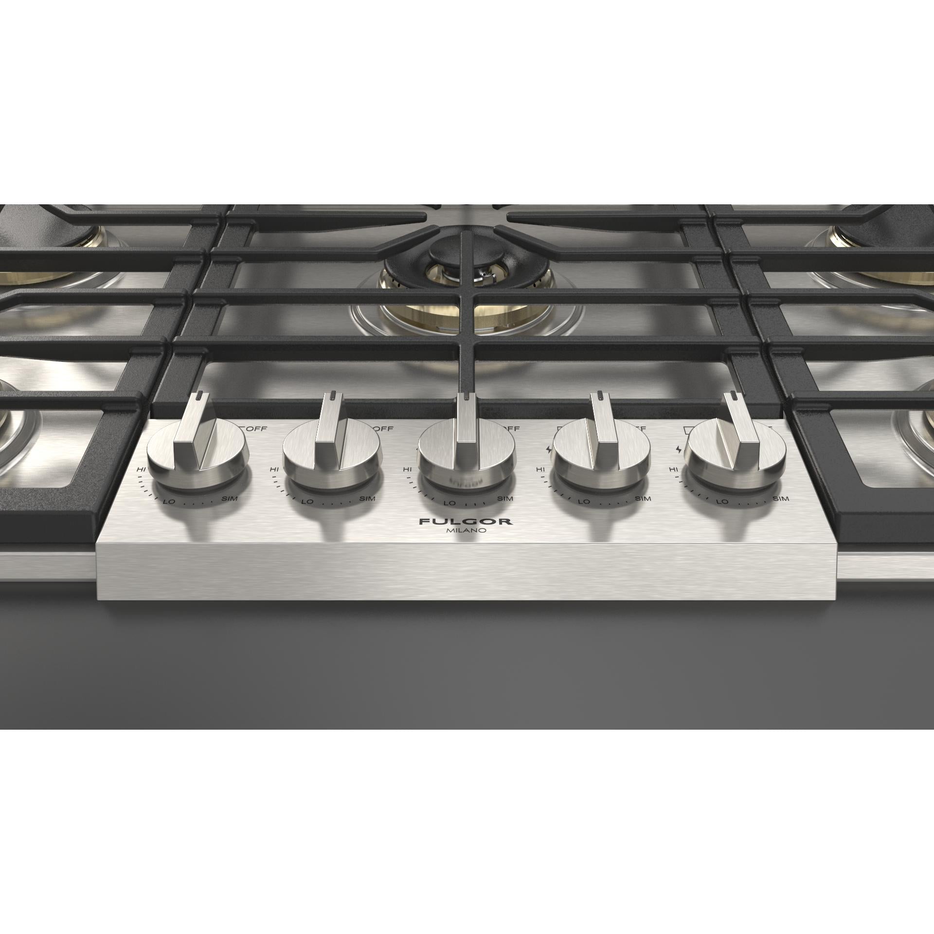 Fulgor Milano 36-inch Built-In Gas Cooktop F6PGK365S1