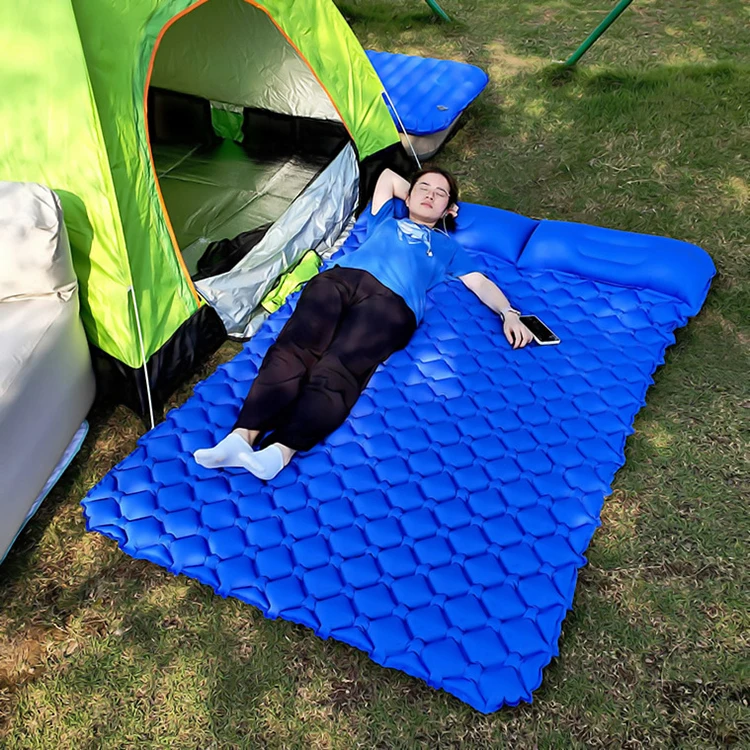 Custom Camping Home Furniture Mattress Sleeping Pad Traveling Hiking Tent Air Mattress Camping Mat Mattresses