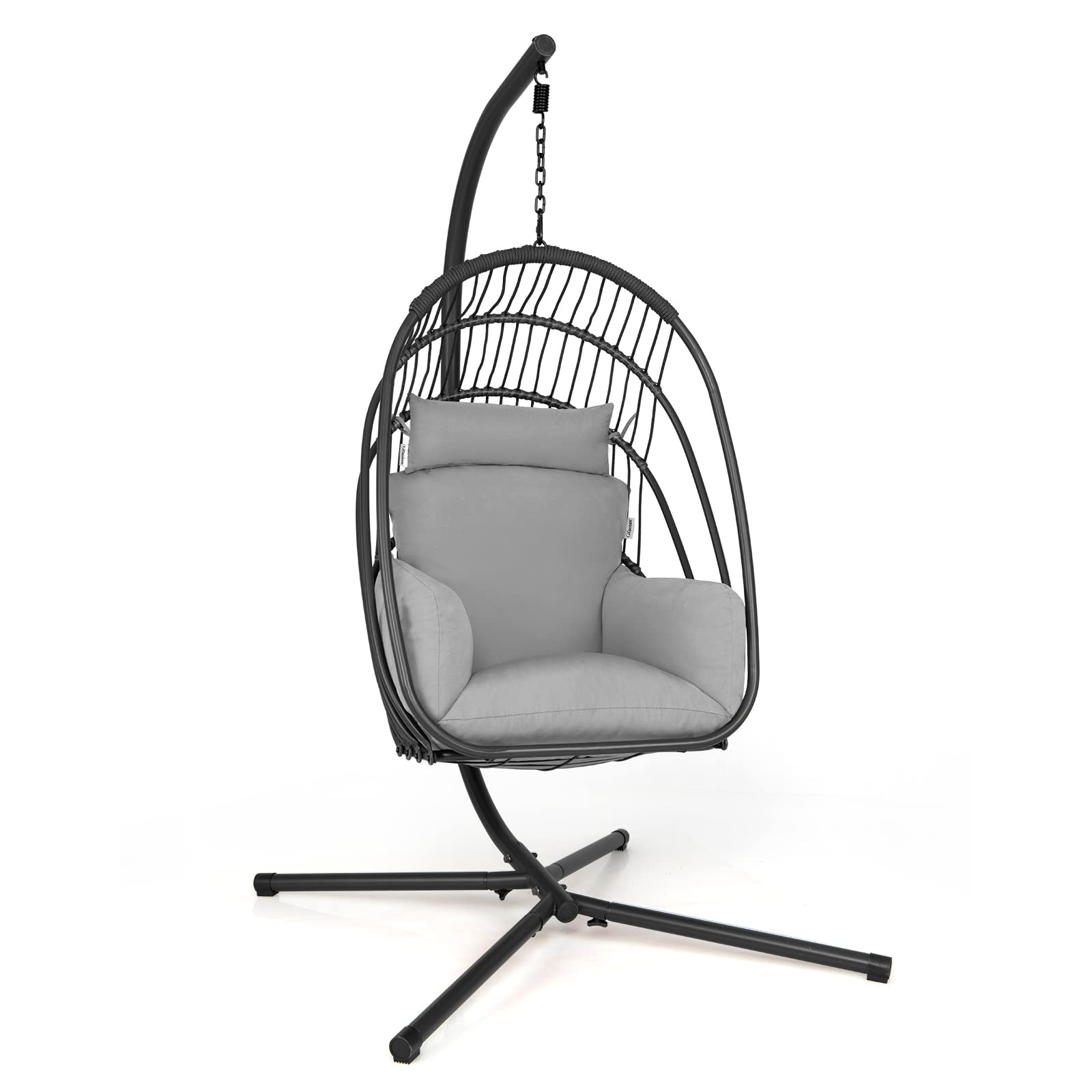 Giantex Egg Chair Hammock Stand - Hanging Swing with Stand