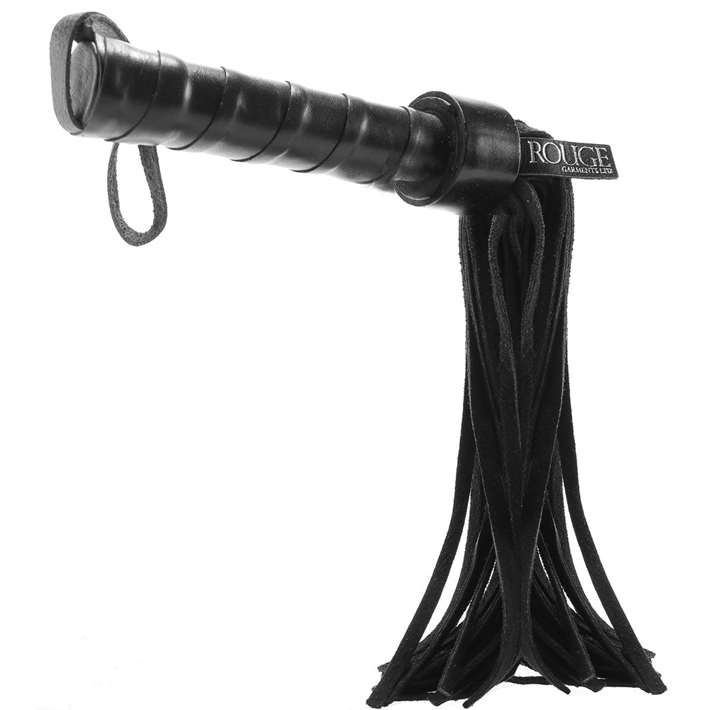 Short Suede Flogger in Black