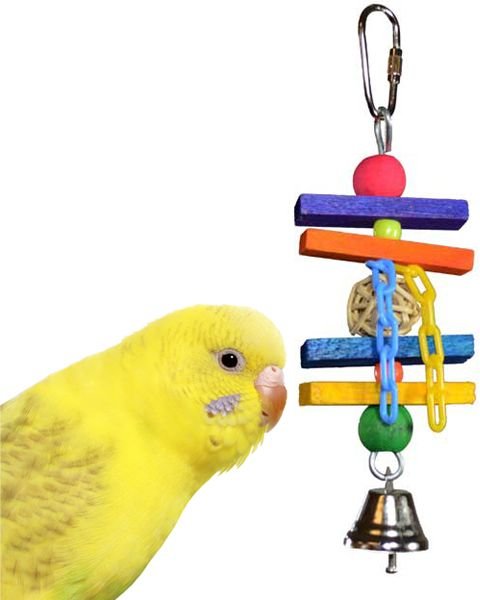 Super Bird Creations Balsa Munch Bird Toy， Small