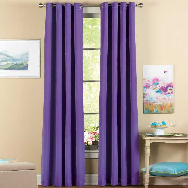 Collections Etc Energy Saving Blackout Curtain Panels Single Panel