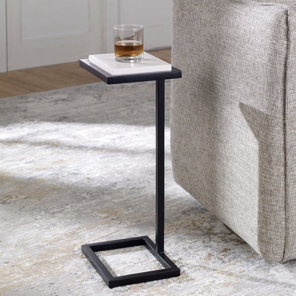 White Martini End Table - 8