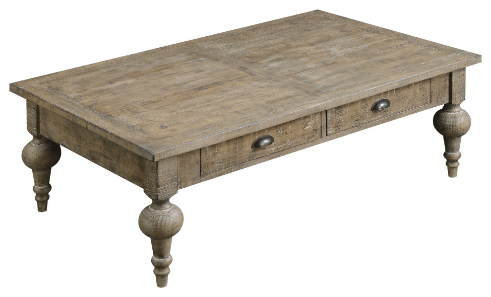 Cunningham Coffee Table  Sandstone Buff   Traditional   Coffee Tables   by Lorino Home  Houzz