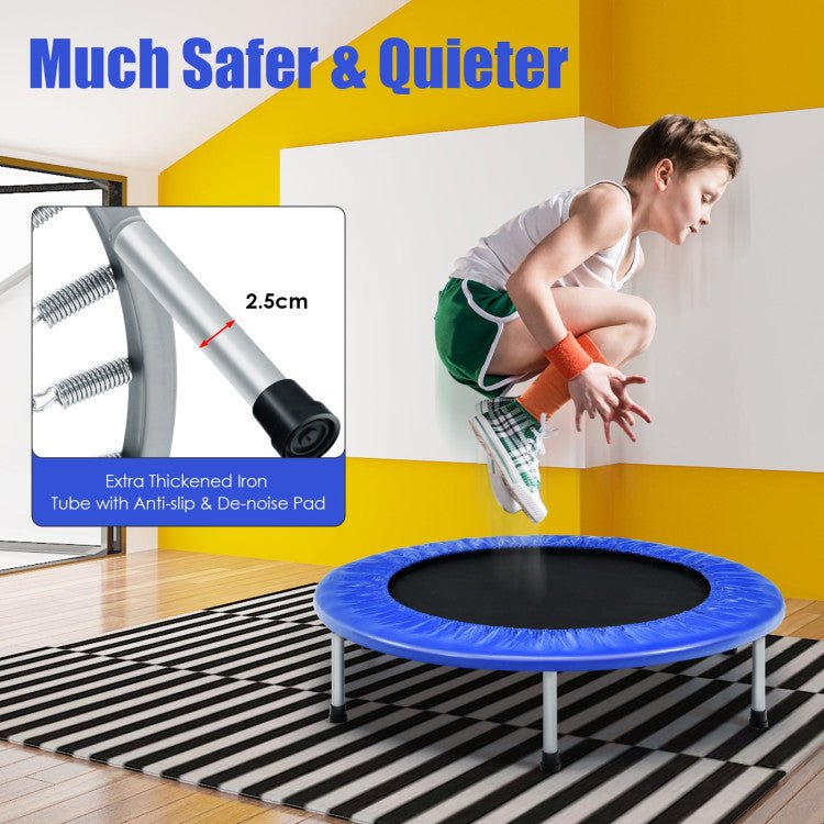 Best 38-Inch Mini Folding Fitness Rebounder Trampoline For Everyone