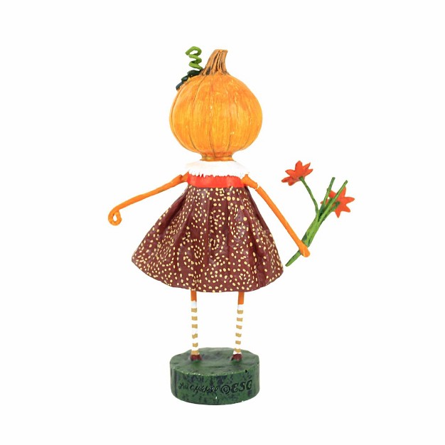 Lori Mitchell Pumpkin Spice One Figurine 6 25 Inches Fall Autumn Gourd 15522 Polyresin Brown