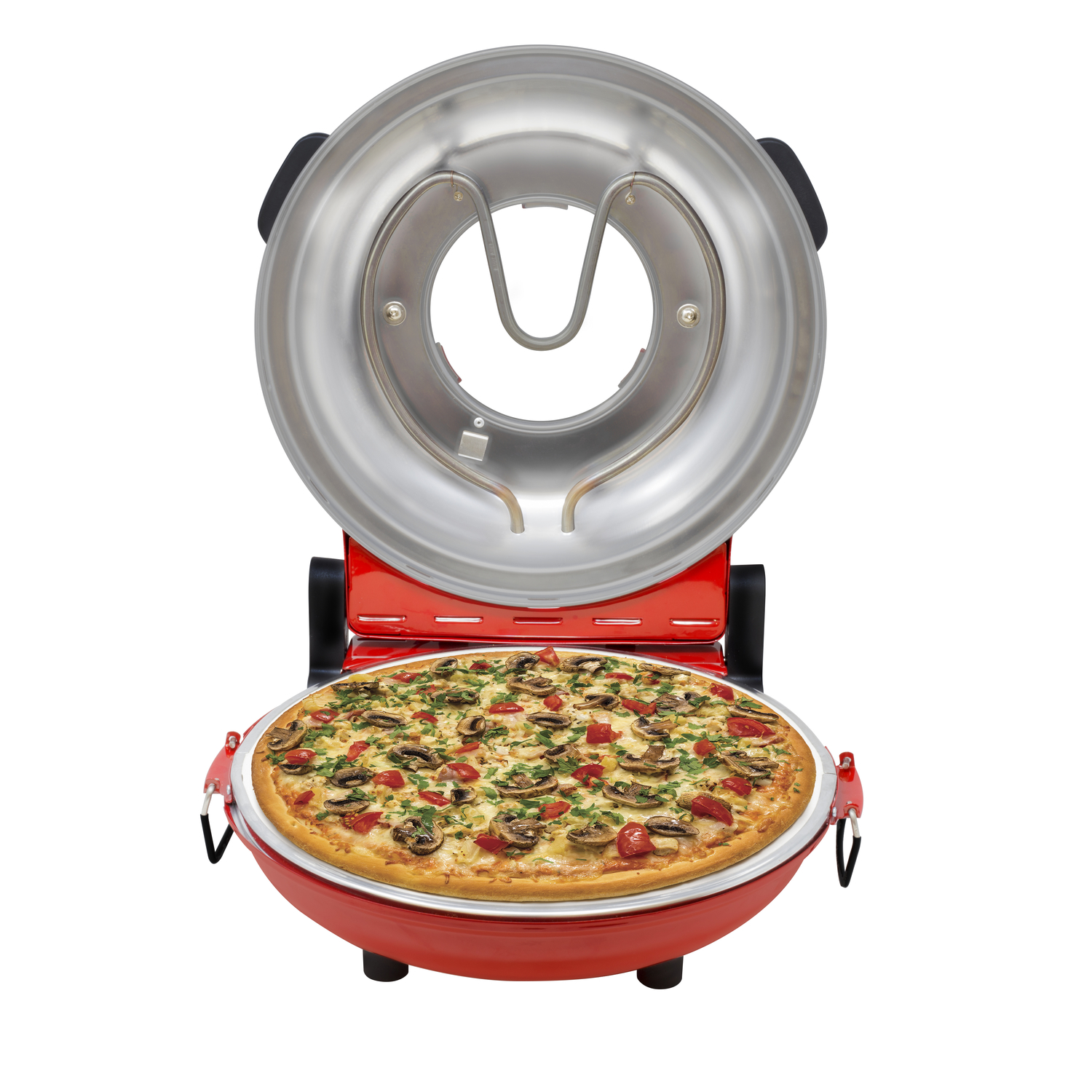 Kalorik Hot Stone Red Electric Pizza Oven