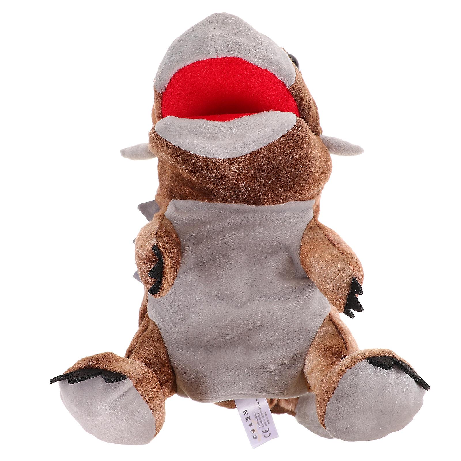 Cartoon Dinosaur Hand Puppet Stuffed Cartoon Animal Hand Puppet Dinosaur Hand Toy For Kids