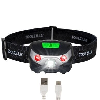 TOOLZILLA USB Rechargeable LED Head Torch