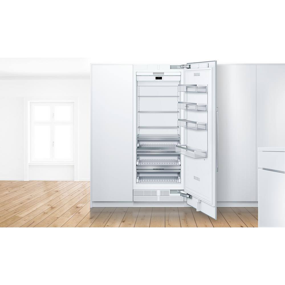 Bosch Benchmark Benchmark Series 30 in. W 16.8 cu. ft. Built-In Smart Freezerless Refrigerator Custom Panel Ready Counter Depth B30IR905SP