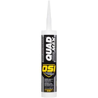 OSI QUAD Max 9.5 fl. oz. White #001 ExteriorInterior Window Door and Siding Sealant 1868684