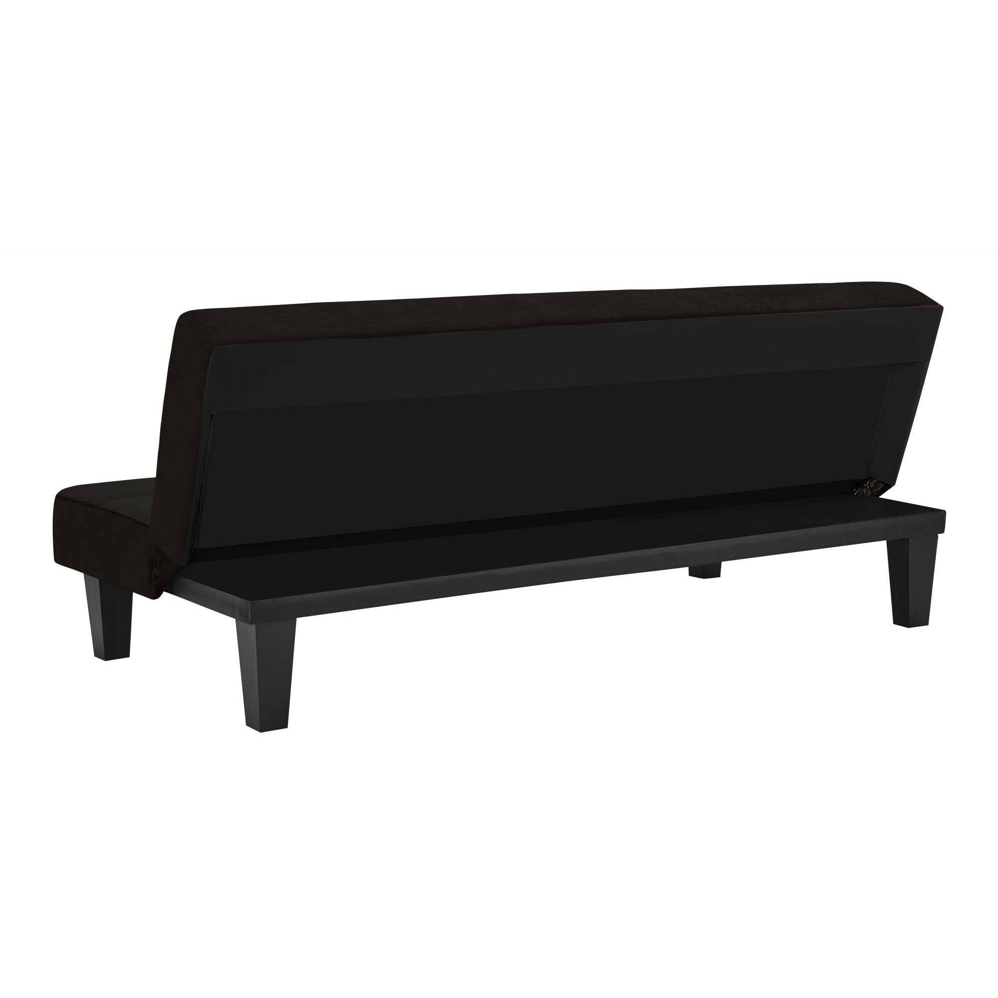 DHP Kebo Futon with Microfiber Cover, Black