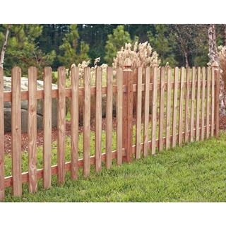 Outdoor Essentials 4 in. x 4 in. x 5 ft. Western Red Cedar French Gothic Fence Post (2-Pack) 237828