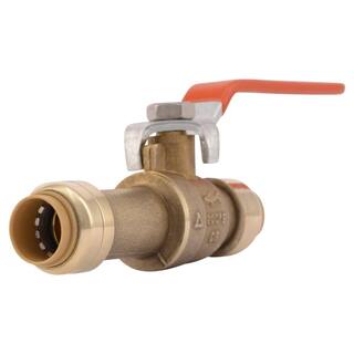 SharkBite 12 in. Push-to-Connect Brass Slip Ball Valve 24735LF