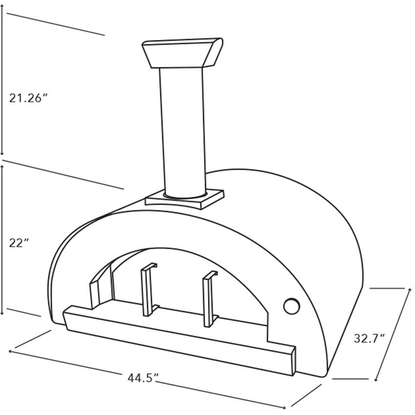 Cru Pro 90 Outdoor Wood-Fired Pizza Oven